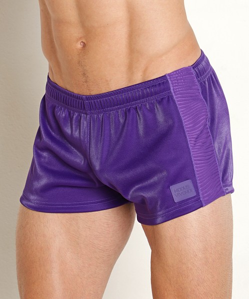 Modus Vivendi Curved Line Liquid 80's Short Purple