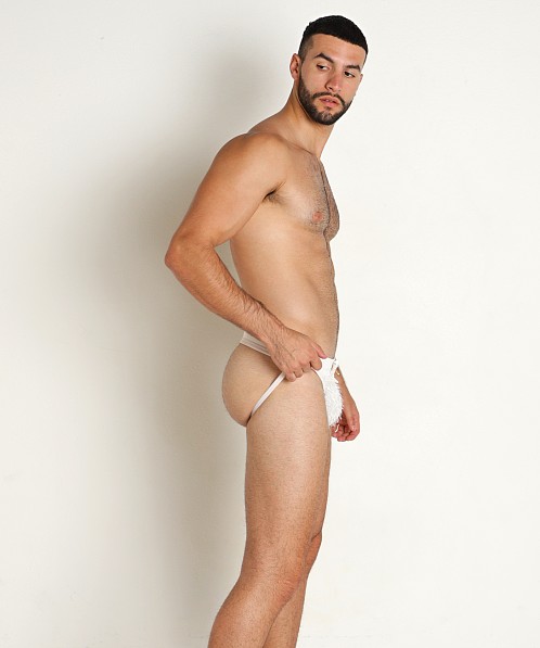 Modus Vivendi Fringes Line Jockstrap Off White