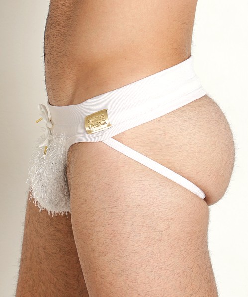 Modus Vivendi Fringes Line Jockstrap Off White