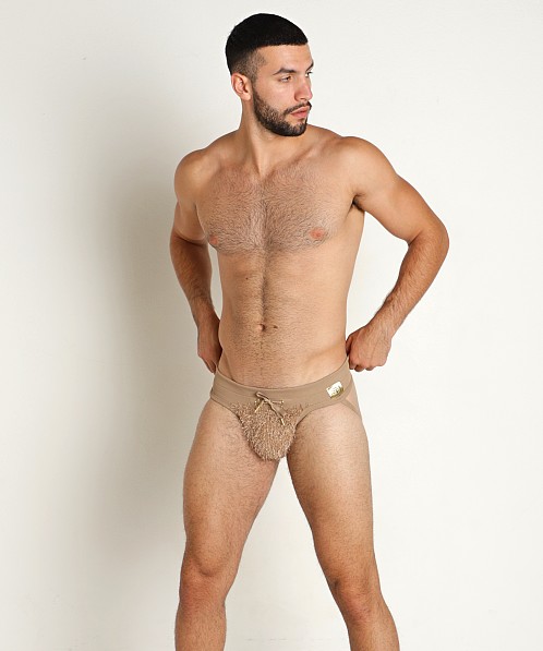 Modus Vivendi Fringes Line Jockstrap Camel