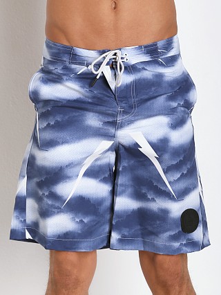 Model in imperial blue G-Star Divad Swim Shorts