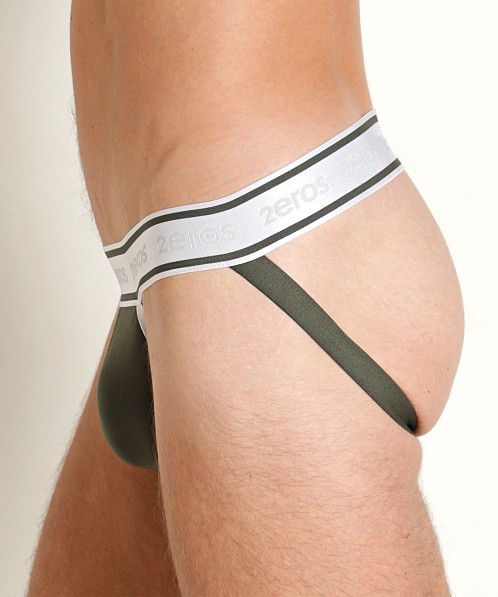 2eros Titan Jockstrap Deep Depths Green