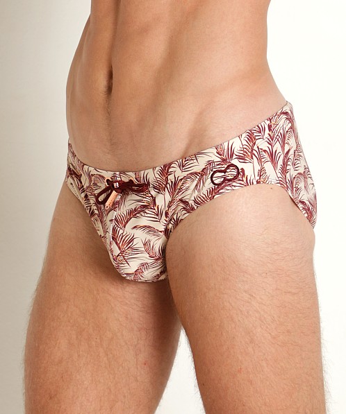 2eros V10 Swim Brief Hawaiian Pastel Print