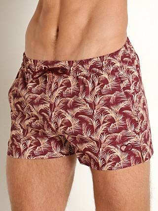 Model in hawaiian night print 2eros S50 Swim Shorts