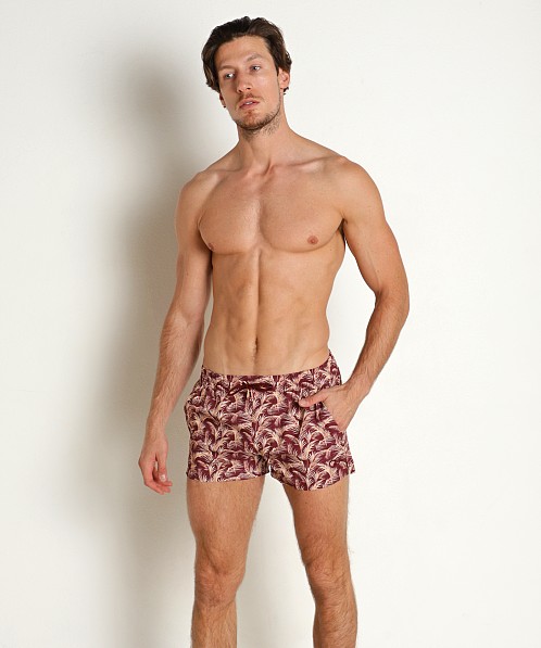 2eros S50 Swim Shorts Hawaiian Night Print