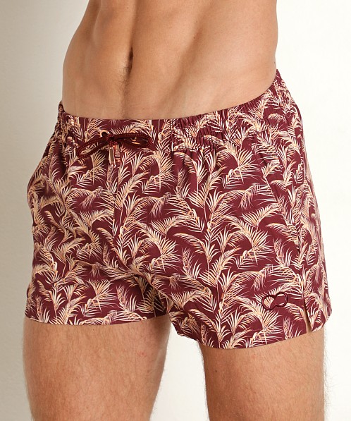 2eros S50 Swim Shorts Hawaiian Night Print