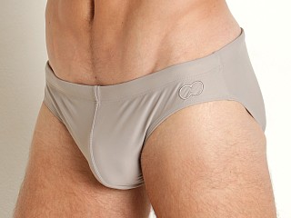 Model in string brown 2eros V10 Core Swim Brief