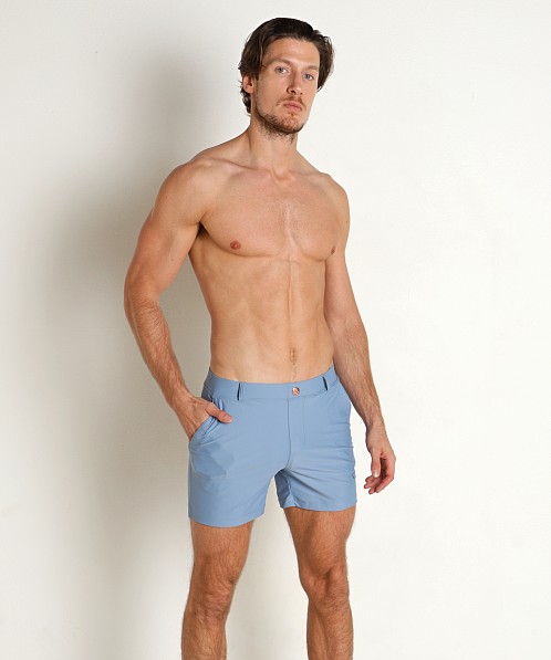 2eros S60 Bondi Swim Shorts Faded Denim