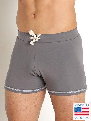 Model in steel grey Go Softwear Santa Fe Lounge Short