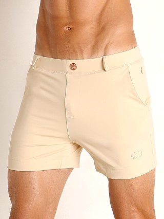 Model in sand 2EROS Bondi Swim Shorts