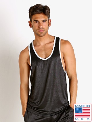 Model in black LASC Matte Jersey Tank Top