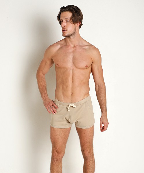 Go Softwear Lumberjack Pocketed Lounge Short Pebble Tan