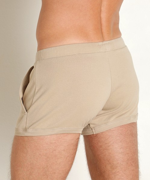 Go Softwear Lumberjack Pocketed Lounge Short Pebble Tan