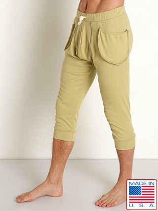 Model in light sage Go Softwear Lumberjack Lounge Pant