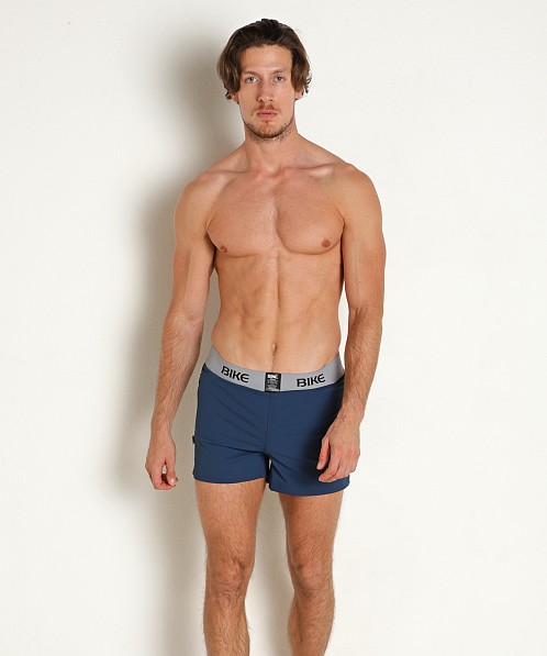 Bike Athletic Short with Built-In Jockstrap Navy