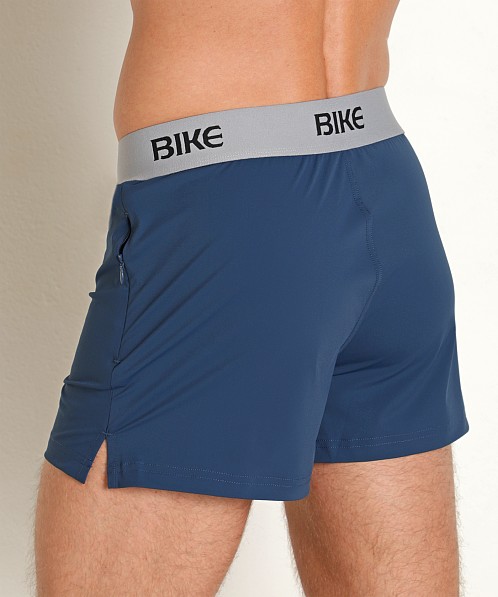 Bike Athletic Short with Built-In Jockstrap Navy