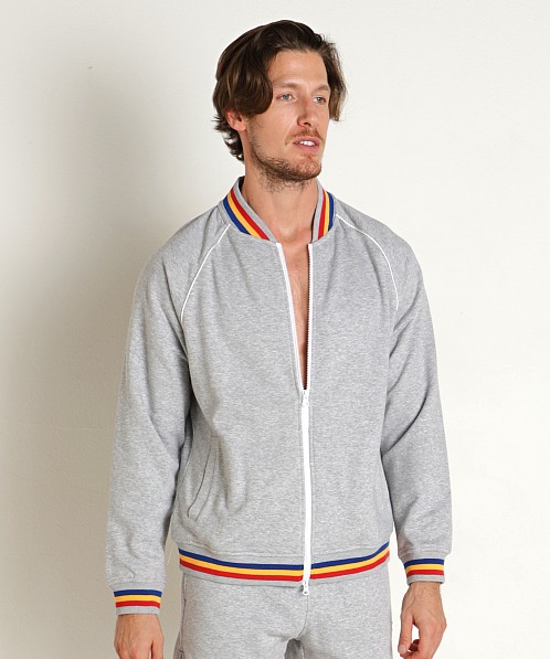 Bike Athletic French Terry Track Jacket Grey