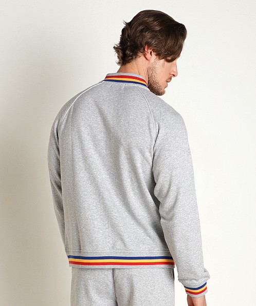 Bike Athletic French Terry Track Jacket Grey