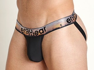 Model in black/sunset Ergowear MAX SE Jockstrap