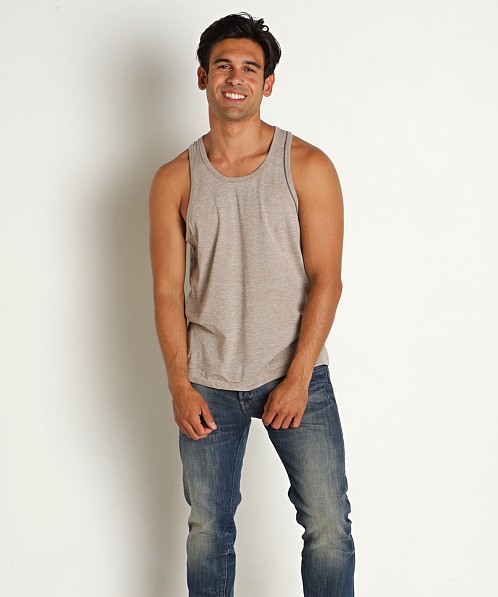 C-IN2 Hand Me Down Relaxed Tank Top Kai Khaki Heather