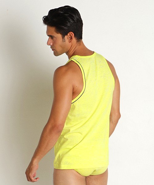 C-IN2 Hand Me Down Relaxed Tank Top Yash Yellow Heather