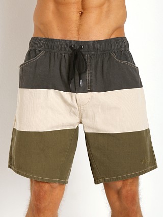 Model in black Diesel Wayky Out Of The Water Shorts