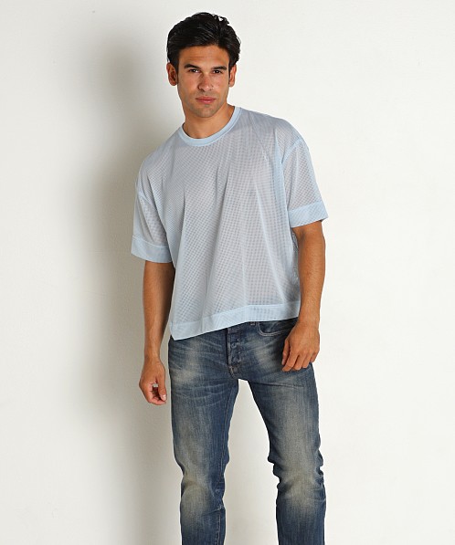 C-IN2 Scrimmage Oversized Cropped T-Shirt Berg Blue