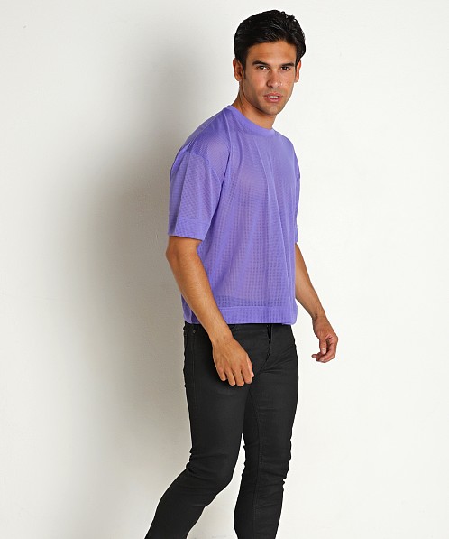 C-IN2 Scrimmage Oversized Cropped T-Shirt Pruitt Purple