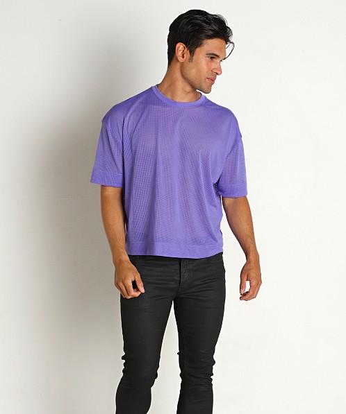 C-IN2 Scrimmage Oversized Cropped T-Shirt Pruitt Purple