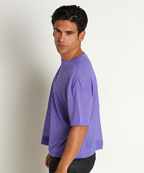 C-IN2 Scrimmage Oversized Cropped T-Shirt Pruitt Purple