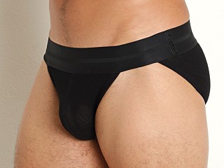 Model in bob black C-IN2 Scrimmage Dash Brief