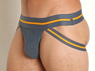 Model in channing charcoal C-IN2 Scrimmage Jock