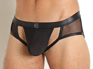 Model in black Gregg Homme Ring My Bell Brief