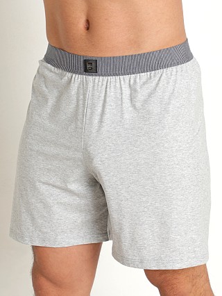 Model in grey Gregg Homme Breez-Y Loose Short