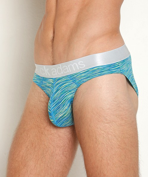 Jack Adams Metallic Waistband Filament Brief Blues