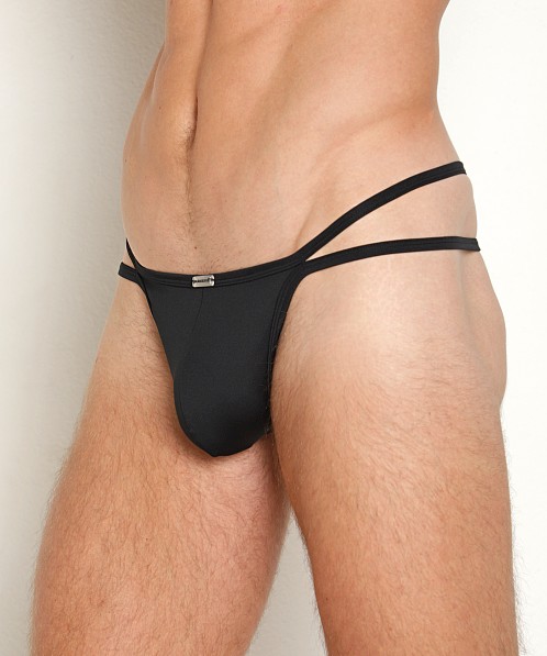 Jack Adams Provocateur Spider String Thong Black