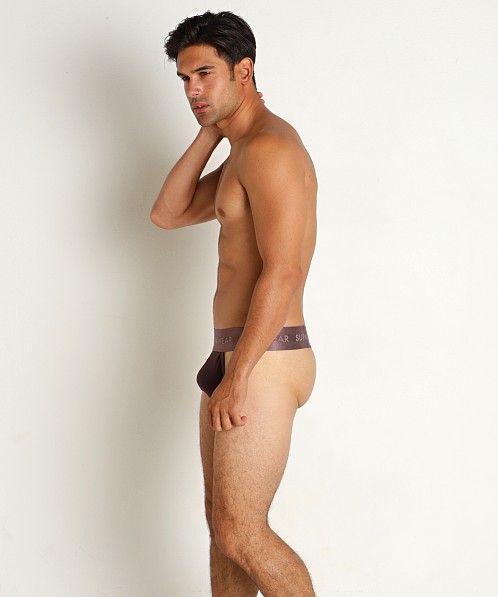 Supawear Ribbed Thong Peppercorn