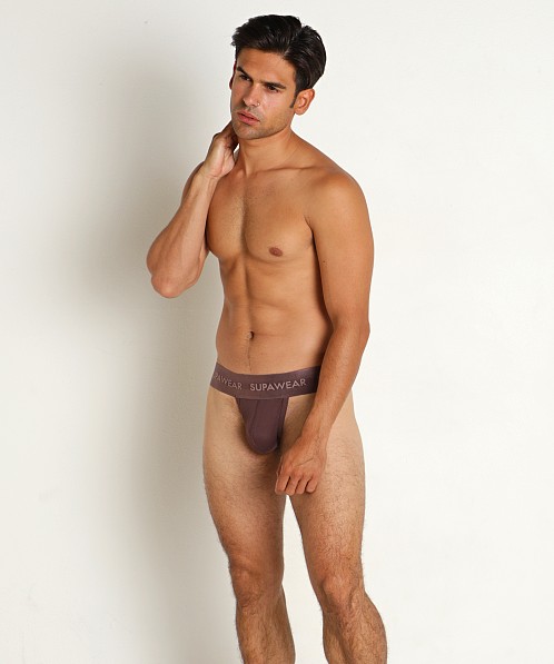 Supawear Ribbed Thong Peppercorn