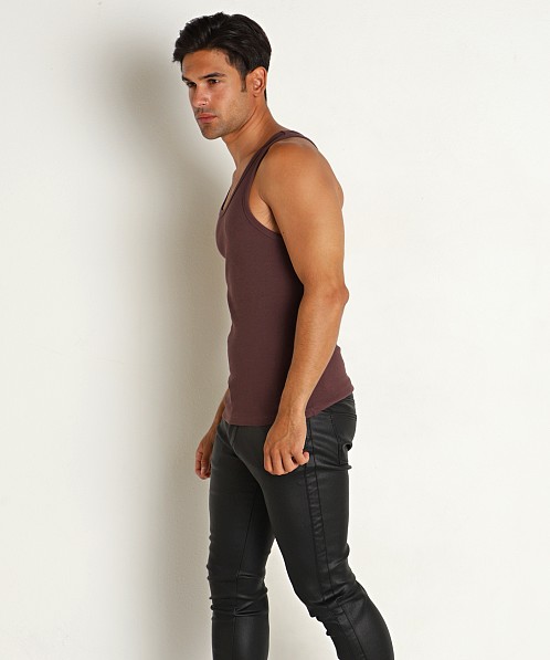 Supawear Ribbed Tank Top Peppercorn