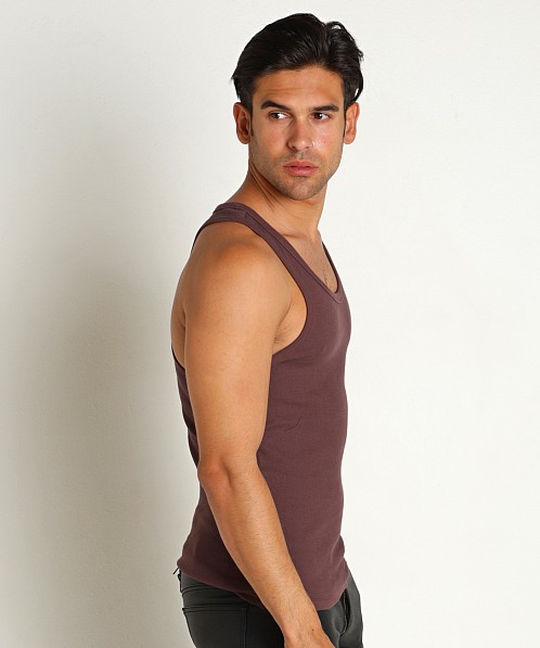 Supawear Ribbed Tank Top Peppercorn