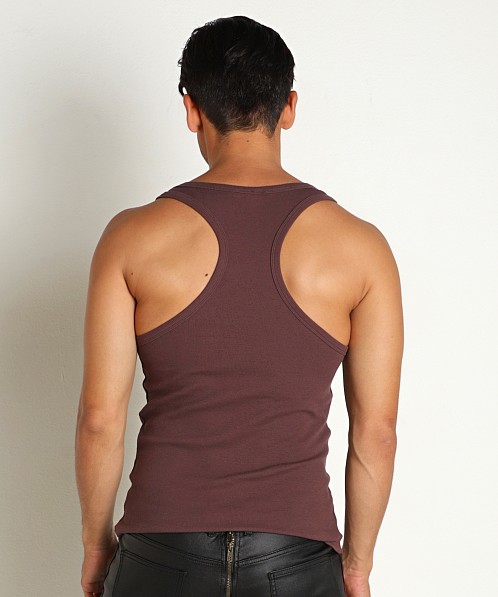 Supawear Ribbed Tank Top Peppercorn