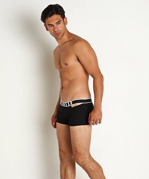 Supawear Ribbed Slashed Trunk Black