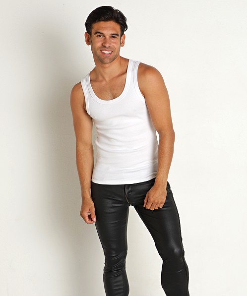 Supawear Ribbed Tank Top White