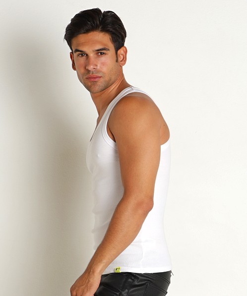 Supawear Ribbed Tank Top White