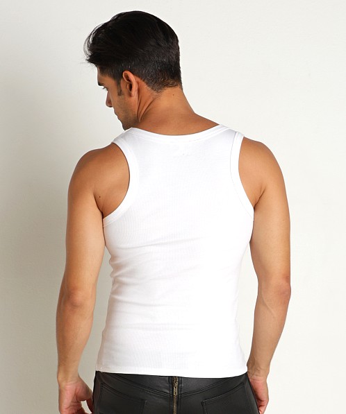 Supawear Ribbed Tank Top White