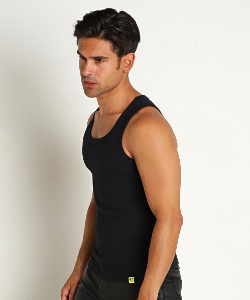 Supawear Ribbed Tank Top Black