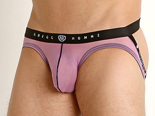 Model in pink Gregg Homme Bubble G'Homme Jockstrap