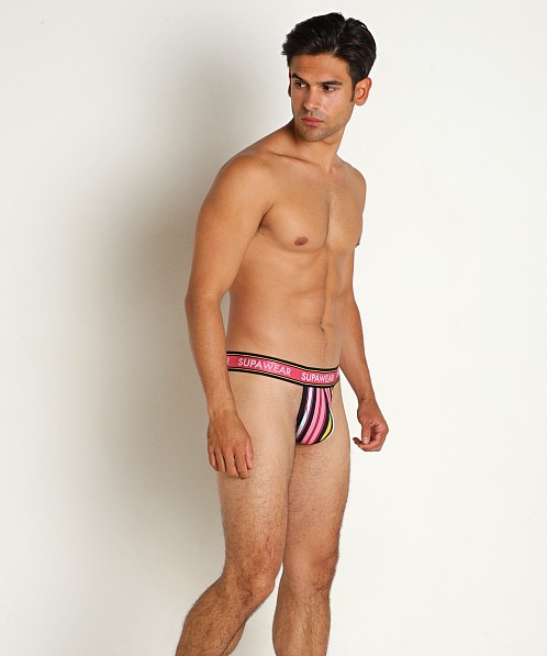 Supawear Sprint Stripe Thong Pink