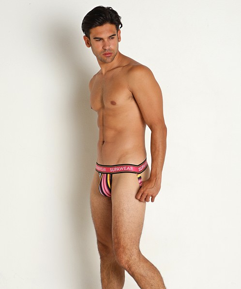 Supawear Sprint Stripe Jock Pink