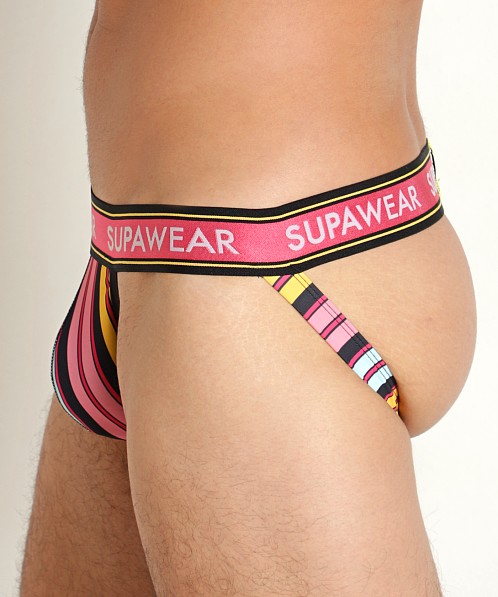 Supawear Sprint Stripe Jock Pink